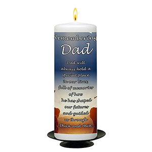 Personalised Remembrance Candle - Boat Sunset with Photo